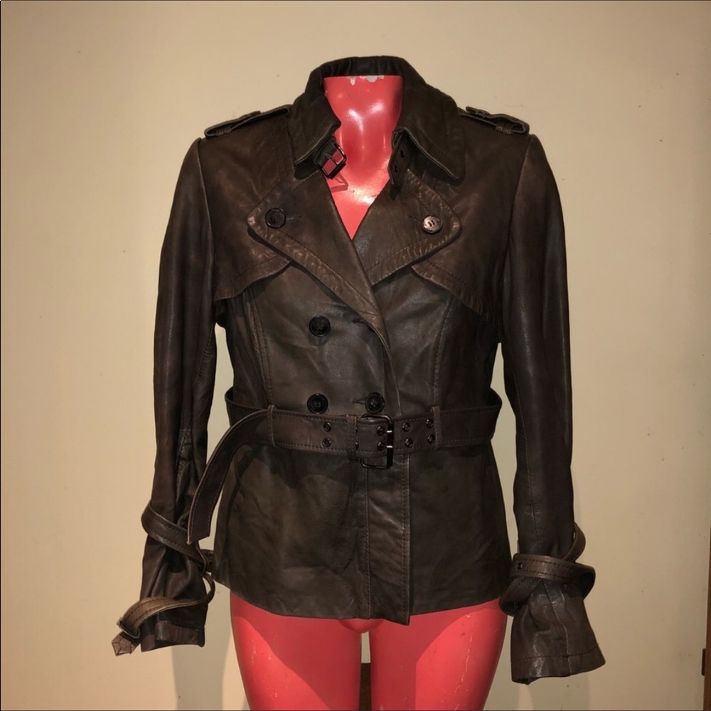 Women’s All Saints Leather Jacket (Convertible)